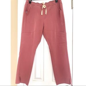 Figs Yola Skinny mauve scrub pants